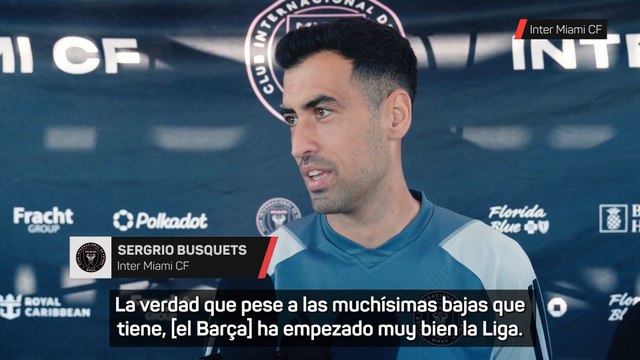 Las declaraciones de Busquets sobre el Barça, la retirada de Iniesta y Rodri