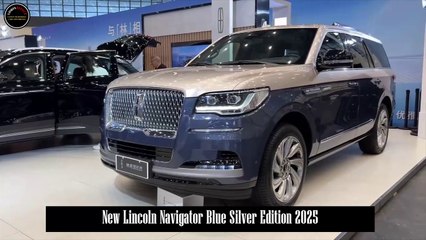 10-Speed ,Automatic Transmission , 440 Hp , New Lincoln Navigator Blue Silver Edition 2025