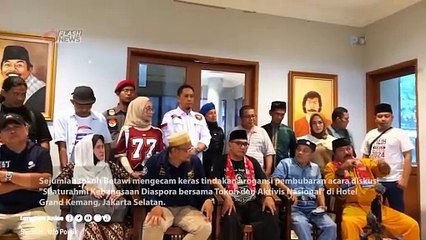 WARGA BETAWI BERI KECAMAN KERAS PEMBUBARAN PAKSA DISKUSI DIASPORA DI KEMANG