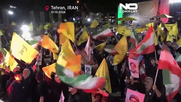 احتفالات في طهران وبغداد ومدن أخرى بسقوط مئات الصواريخ الإيرانية على إسرائيل