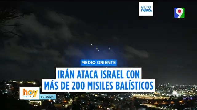 ¡Alerta! Iran contra ataca a Israel con más de 180 Misiles | Hoy Mismo