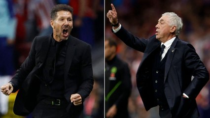 El Derbi sigue caliente entre Simeone y Ancelotti