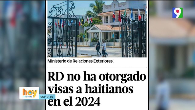 ¡Polémica! Cancillería le responde a Leonel Fernández “RD no ha otorgado visas a haitianos en el 2024 | Hoy Mismo
