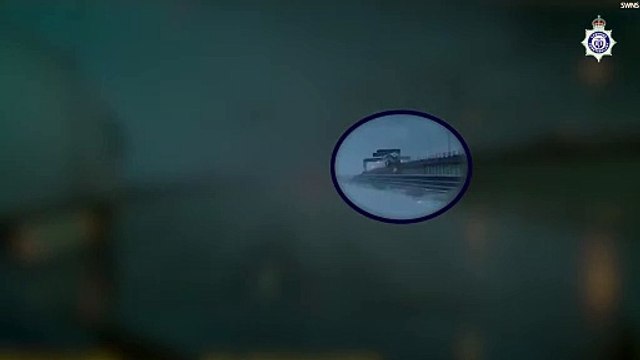 Shocking dashcam video shows moment lorry plunges 60ft off M6 viaduct