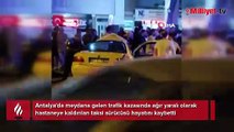 Kahreden olay! Babasını almaya giderken kaza yaptı