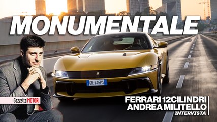 Andrea Militello: "Non è stato facile rendere la 12Cilindri classica e futuristica allo stesso tempo"