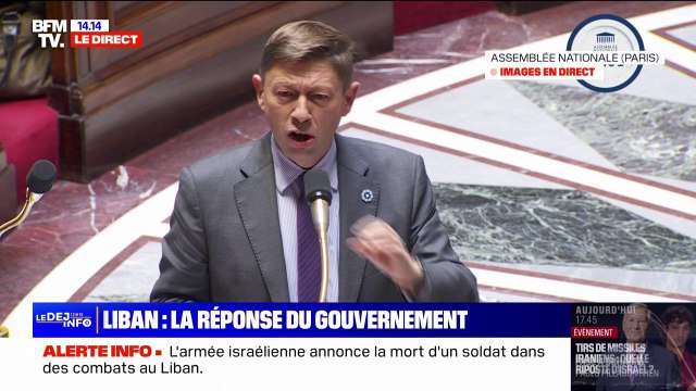 Proche-Orient: La France appelle solennellement tous les acteurs impliqués à faire preuve de retenue , déclare Jean-Louis Thiériot, ministre délégué aux Anciens combattants
