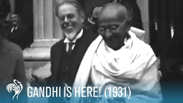 Mahatma Gandhi visita Inglaterra(1931)