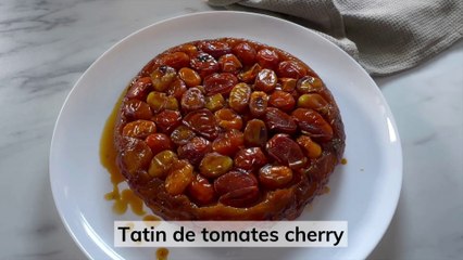 Tatin de tomates cherry Enrique Sánchez