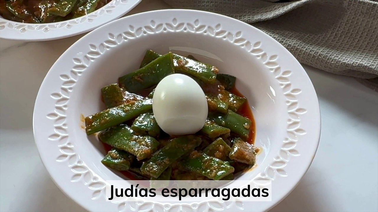 Judías esparragadas