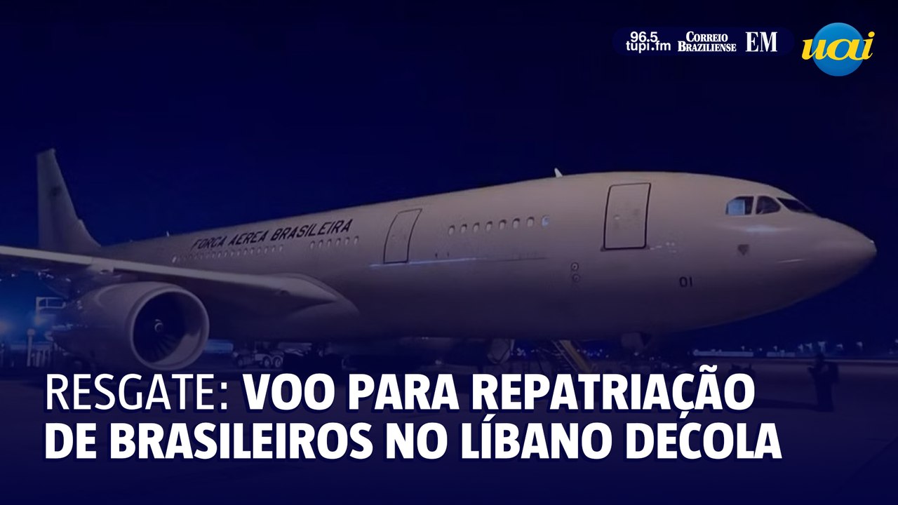 Primeiro voo para repatriação de brasileiros no Líbano decola