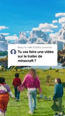 Le Trailer Minecraft est une FRAUDE! #maths #physique #science #minecraftfilm #sansfiltre