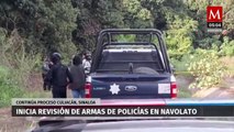 Inicia revisión de armas de policías en Navolato; comercio en Culiacán afectado por falta de seguridad