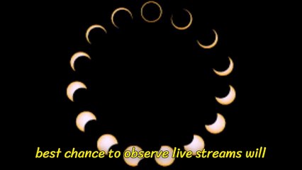 Annular solar eclipse will turn the sun into a glorious 'ring of fire' today. - Made with Clipchamp
