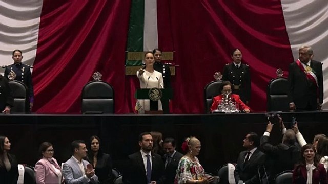 Claudia Sheinbaum asume como presidenta de México y promete continuar la transformación del país