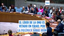 Israel declara persona 'non grata' a António Guterres, secretario general de la ONU