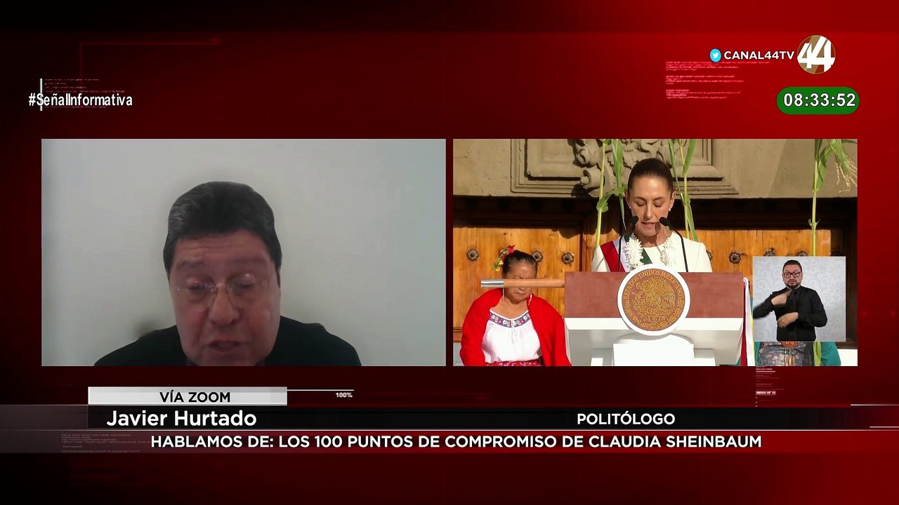 Javier Hurtado habla sobre los 100 puntos de compromiso de la administración de Claudia Sheinbaum