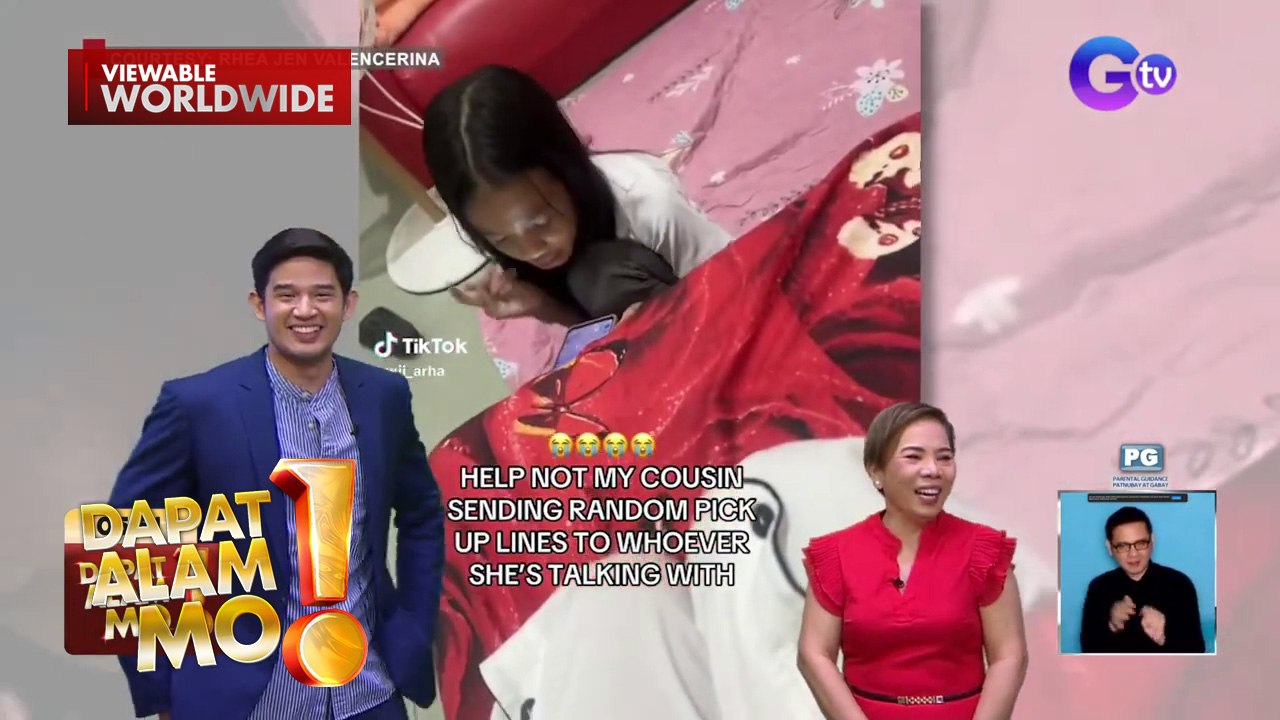 Bata, kinatuwaan sa kanyang pickup lines! | Dapat Alam Mo!