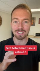 Site totalement sous estimé