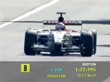 F1 – Jenson Button (BAR Honda V10) lap in pre-qualifying – Italy 2003