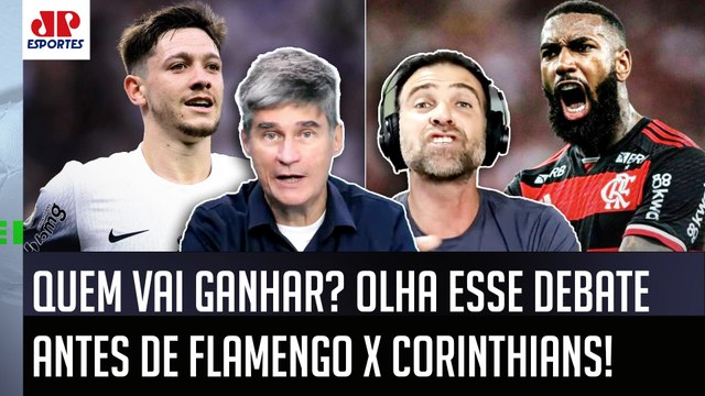 EU NÃO TENHO MEDO DE FALAR! Pra mim, o Flamengo contra o Corinthians... VEJA DEBATE antes do JOGÃO