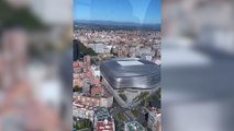 Aerial views Expose the Bernabéu in an unbelievable new perspective