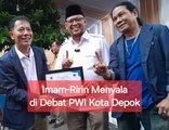 Didebat Wartawan PWI Kota Depok, IBH Ogah Klaim Prestasi Pemkot Karya Individu