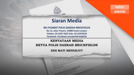 Pelajar tingkatan satu maut jatuh bangunan