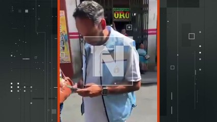 Video: ¡Desató su ira! Chofer golpeó a funcionario del SEM, por engrapar su auto