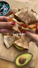 Jour 17/100 - Quesadillas veggie et cheesy 