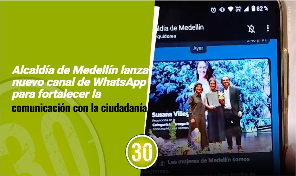 Alcaldía de Medellín lanza nuevo canal de WhatsApp para fortalecer la comunicación con la ciudadanía