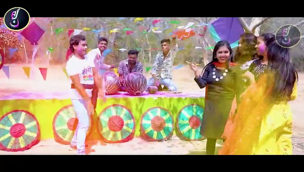 Sagar Sargam _ Gori Ke Sang Sawra _ Cg Holi Song _ Aarti Dhuri _ Chhattisgarhi Holi Geet_ AJ Music