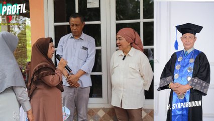 Profil H. Syaparuddin, Putra Asli Kecamatan Batanghari Leko yang Maju Mendampingi Hj. Lucianty