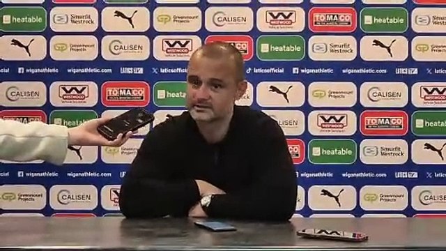 Wigan Athletic boss looks ahead to Stockport County clash