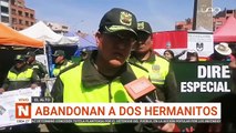 Abandonan a dos hermanitos