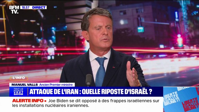 Israël/Liban: Il faut trouver des solutions politiques et démocratiques , estime Manuel Valls