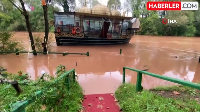 Bartın Irmağı Şiddetli Yağışlar Sonrası Taştı