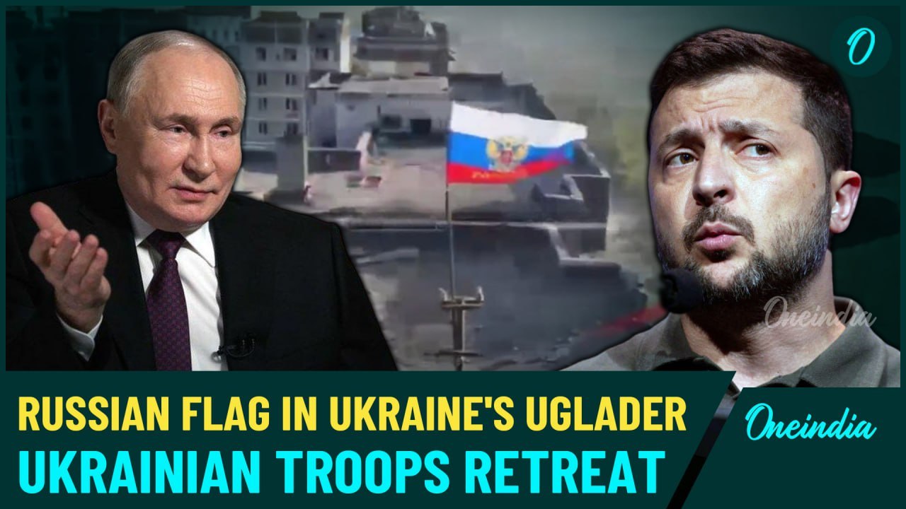 VIDEO| Putin's Prowess Compels Ukrainian Retreat in Ugledar, Russian Flag Raised After Fighting
