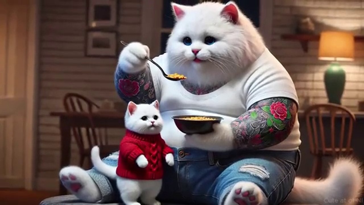 Cat learn Martial Arts Avenge his Father #cat #cute #ai #catlover #catvideos #aiimages #aicat