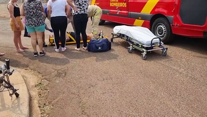 Siate socorre ciclista após acidente de trânsito no bairro Floresta