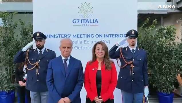 Al via G7 in Irpinia, Piantedosi accoglie i ministri dell'Interno