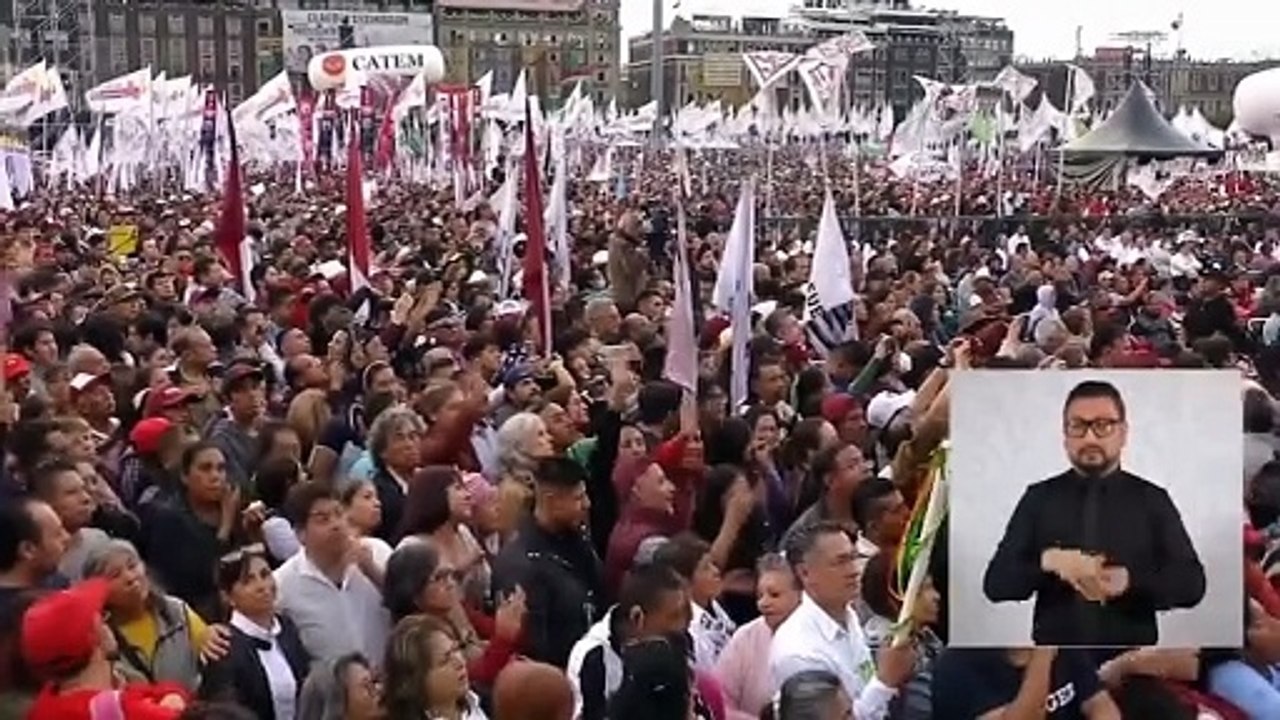 La presidenta Claudia Sheimbaum se comprometió a ayudar a trabajadores de AHMSA