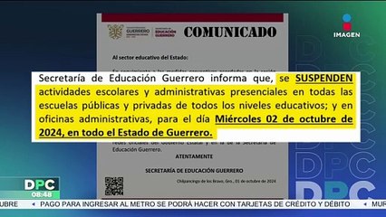 Se forma la depresión tropical “Once-E” frente de las costas de Oaxaca