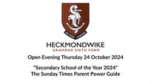 OPEN EVENING: Heckmondwike Grammar School Sixth Form to showcase fantastic facilities