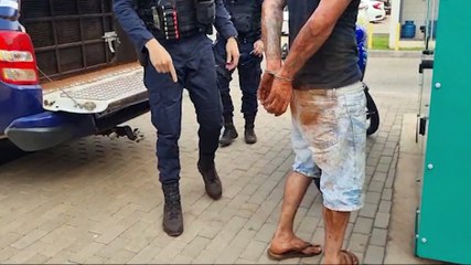 Homem é detido pela Força Rural após se envolver em acidente com capotamento