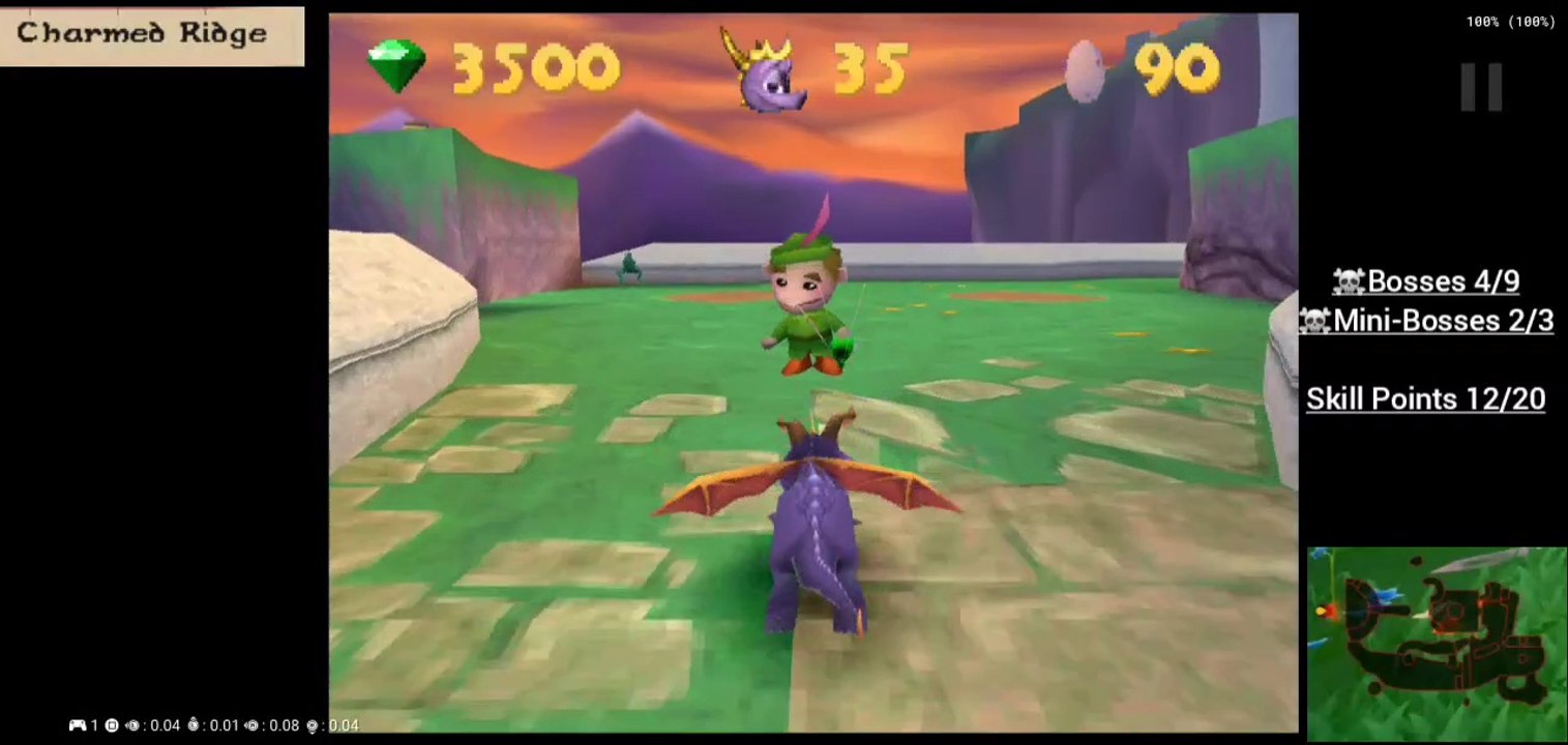 Spyro 3 Year of the Dragon PS1 Walkthrough Part 18 100%
