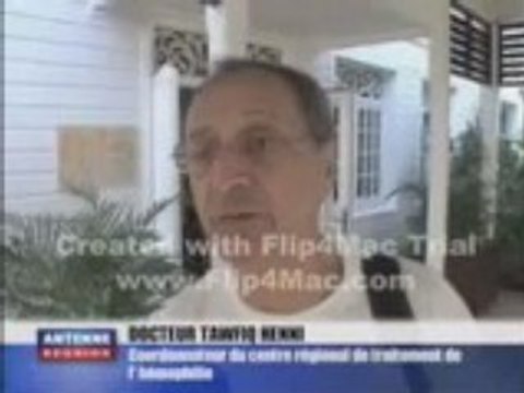 Reportage d'Antenne Réunion Journée mondiale hémophilie