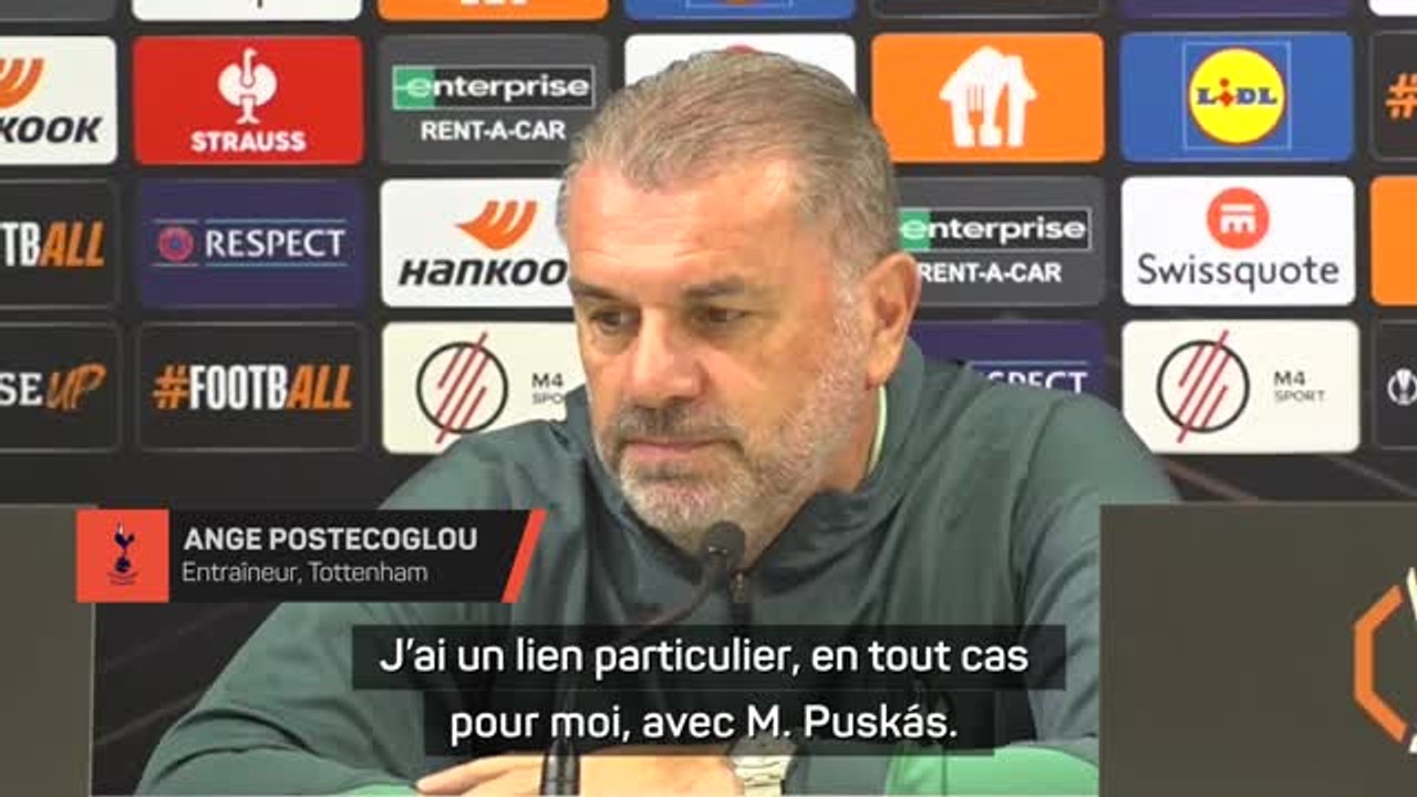 Tottenham - Postecoglou : "J'aimerais que Ferenc Puskás soit encore en vie pour voir où j'en suis"