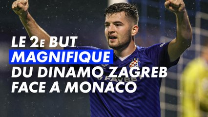 Le superbe but du Dinamo Zagreb pour le 2-0 face à Monaco - Ligue des champions 2024-25 (J2)