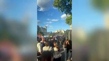 La canción Fanático de Lali Espósito en el cierre del acto de la marcha universitaria